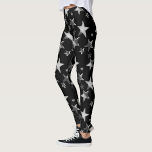 Leggings Leyendas festivas Estrellas de Navidades Gris de P