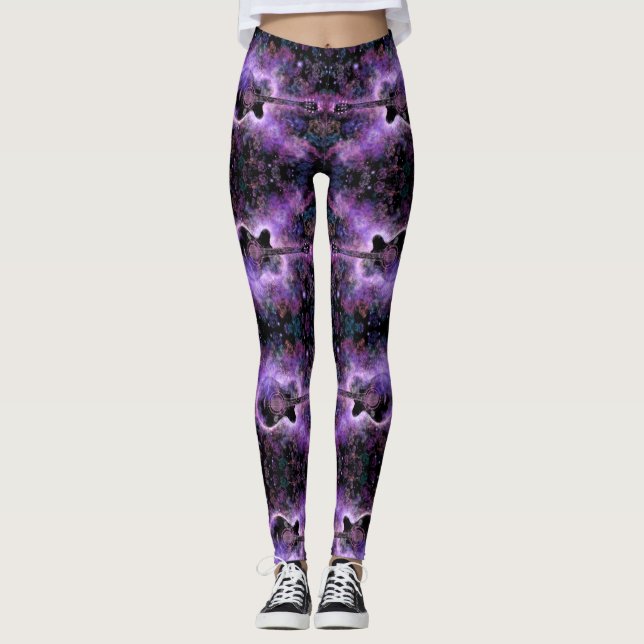 Leggings Leyendas fiestas con guitares (Anverso)