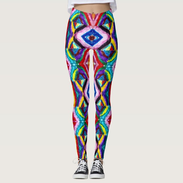 Leggings Leyendas Fiestas de Hip Acid Rave de moda de Guay (Anverso)