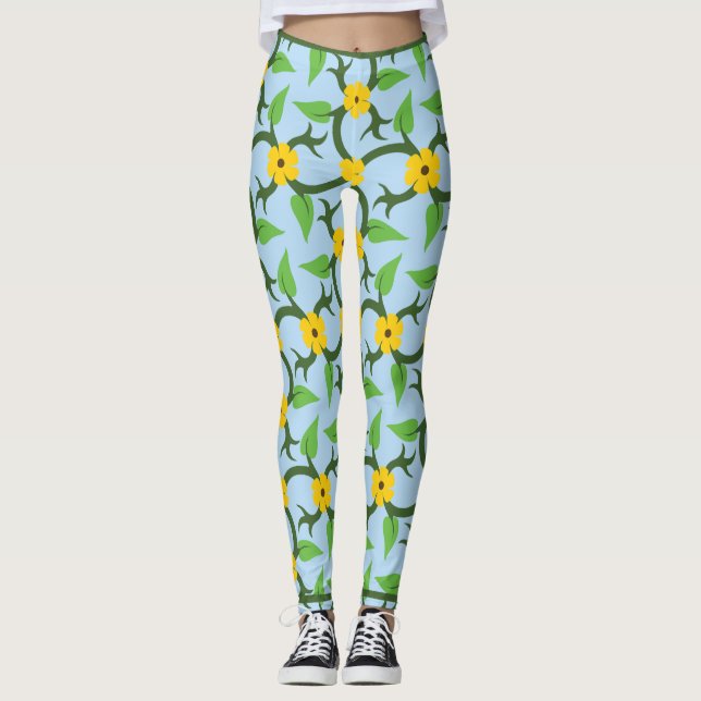 Leggings Leyendas florales (Anverso)