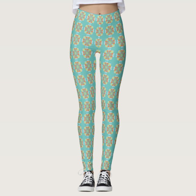 Leggings Leyendas florales (Anverso)