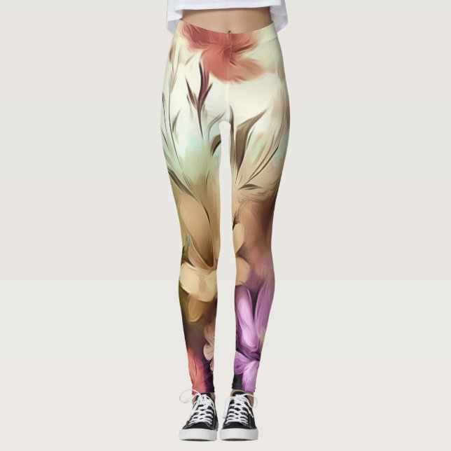 Leggings Leyendas florales (Anverso)
