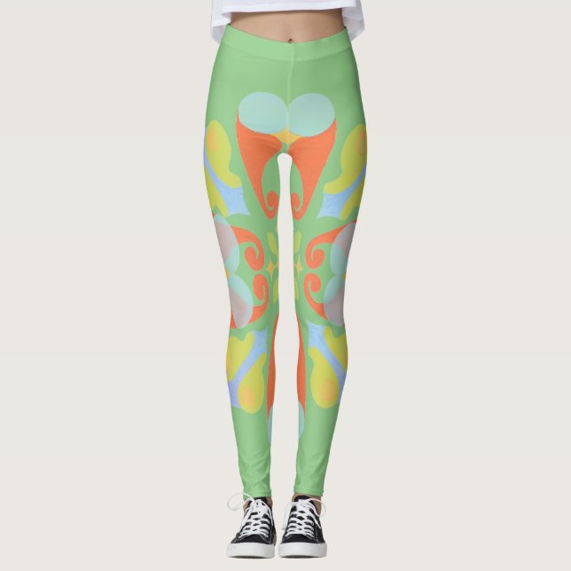 Leggings Leyendas florales (Anverso)