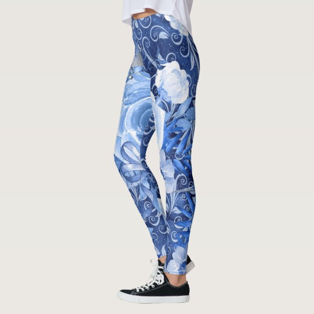 Leggings Leyendas florales, 1 Diseñador de impresión de flo (Izquierda)