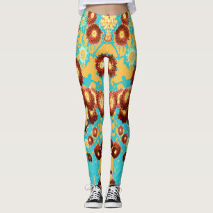 Leggings Leyendas florales antiguas "Ratti_Creative_Arts"