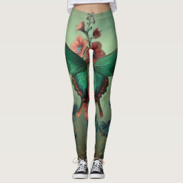 Leggings Leyendas florales de mariposa