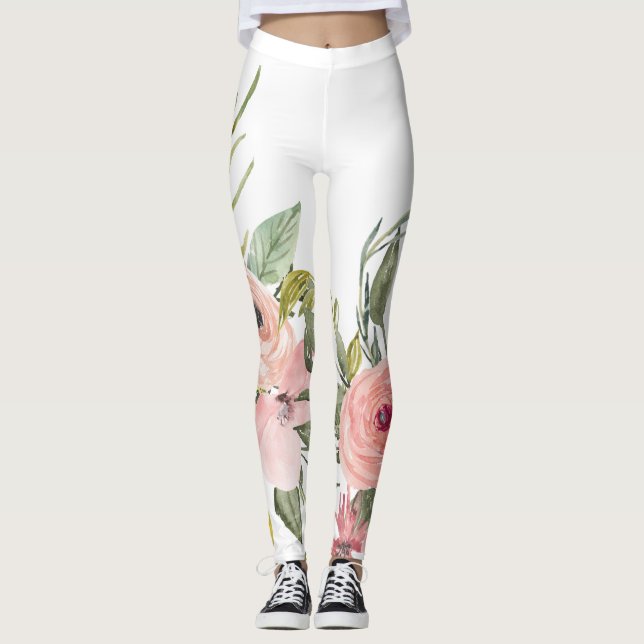 Leggings Leyendas florales rusticas - Piernas (Anverso)