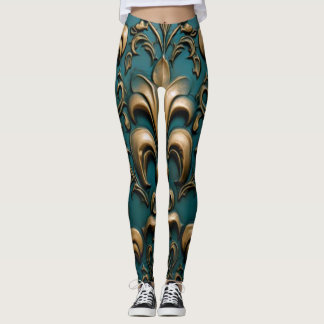 Leggings Leyendas florales vintage