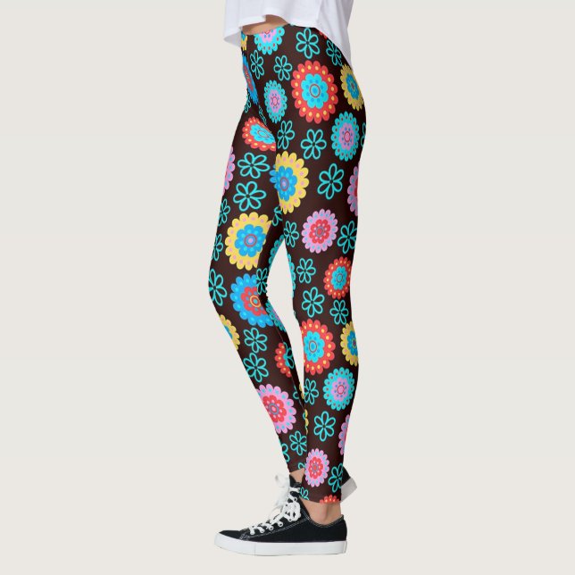 Leggings Leyendas florales y coloridas (Izquierda)