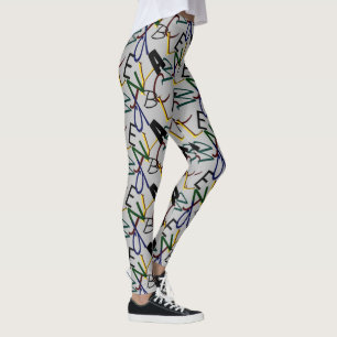 Leggings Leyendas Funky Alphabet Letters
