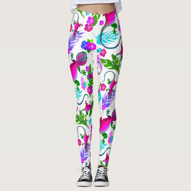 Leggings Leyendas Gecko Tropical (Anverso)