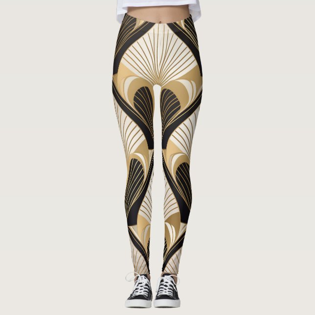 Leggings Leyendas glamorosas de Art Deco (Anverso)