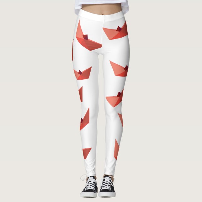 Leggings Leyendas Gorras de Origami (Anverso)