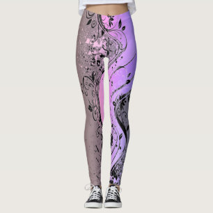Leggings Leyendas gráficas florales