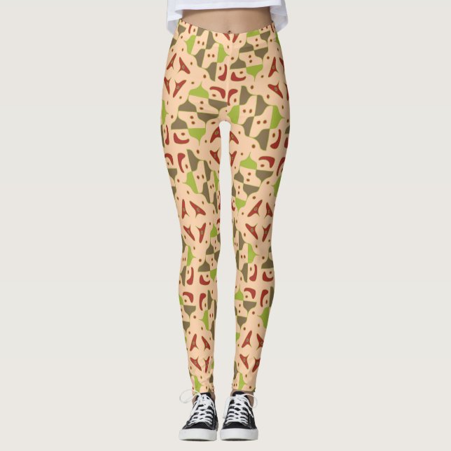 Leggings Leyendas gráficas modernas de Boho Retro (Anverso)