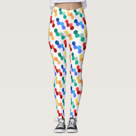 Leggings Leyendas gráficas vibrantes de Kaleidoscope