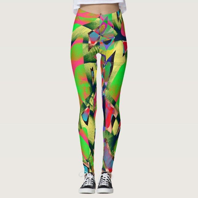Leggings Leyendas Green Lightnin (Anverso)