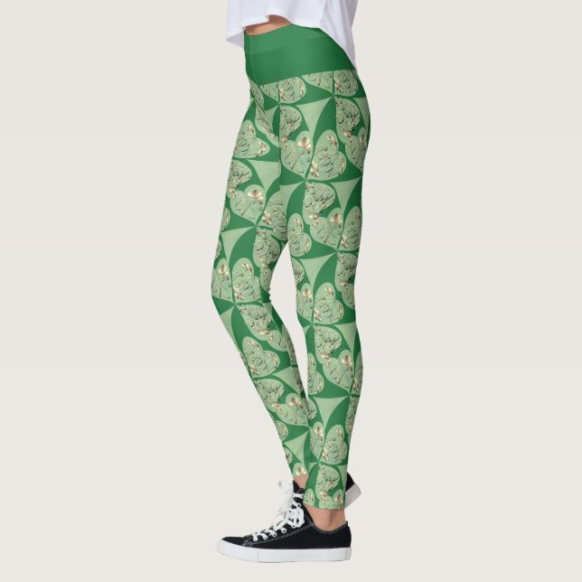 Leggings Leyendas "Happy St. Patrick's" de Shamrock (Izquierda)