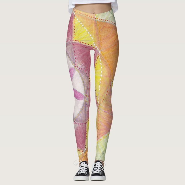Leggings Leyendas Heart Chakra Mandala (Anverso)
