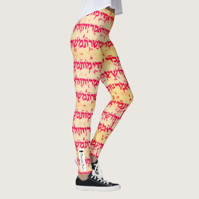 Leggings Leyendas hebreas - Rosa (Derecha)