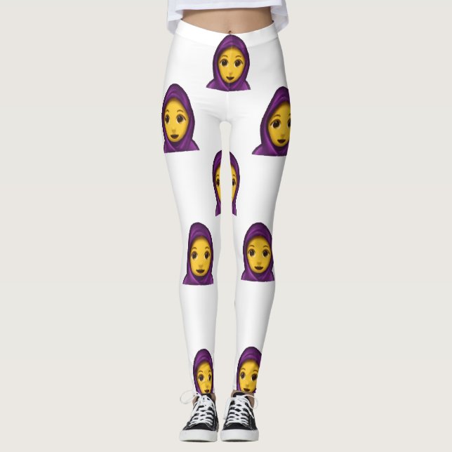 Leggings Leyendas hijab de emoji (Anverso)