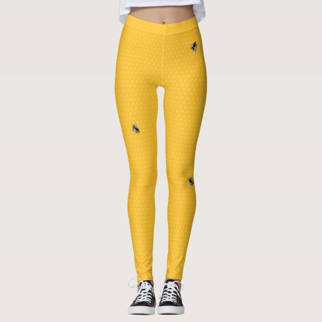 Leggings Leyendas - Honeycomb Bee2 (Anverso)