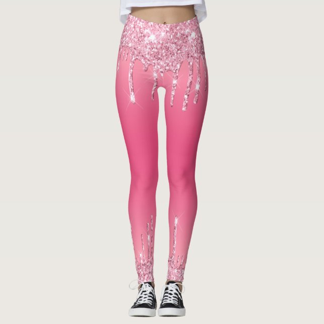Leggings Leyendas impresas de personalizado super divertida (Anverso)
