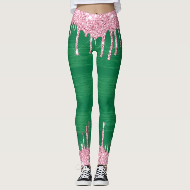 Leggings Leyendas impresas de personalizado super divertida (Anverso)