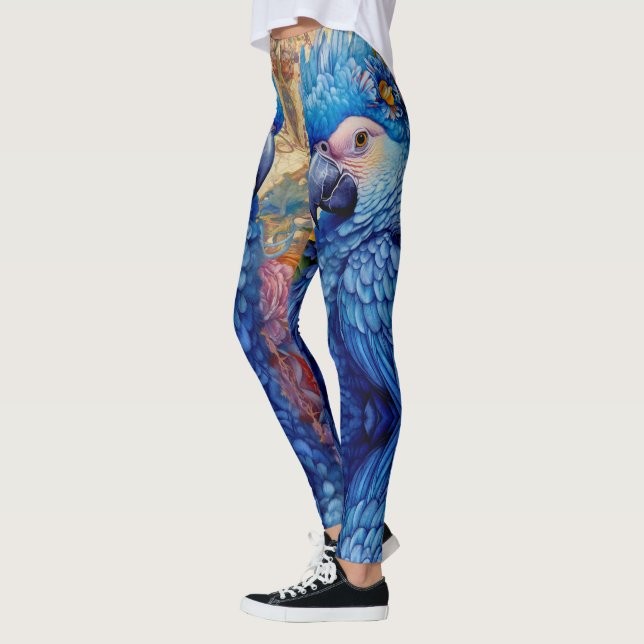 Leggings Leyendas Indigo Macaw Fancy - Bonito (Izquierda)