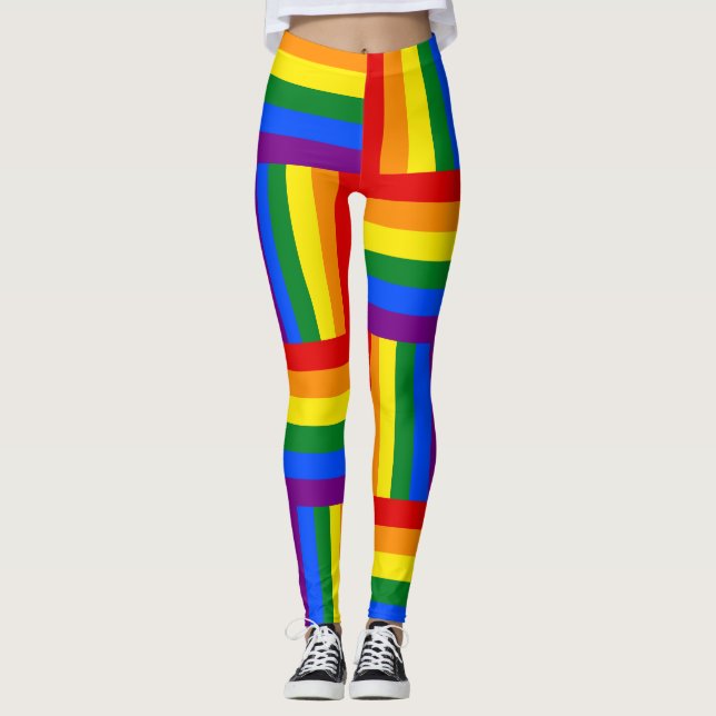 Leggings Leyendas inspiradas en la bandera del Orgullo LGBT (Anverso)