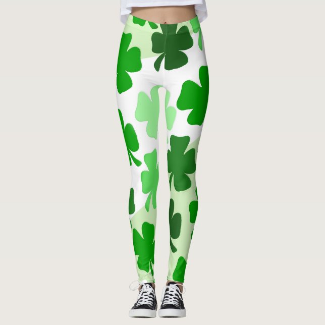 Leggings Leyendas irlandesas de Shamrock (Anverso)