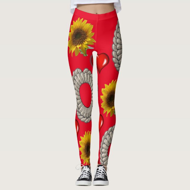 Leggings Leyendas Largo Girasol (Anverso)