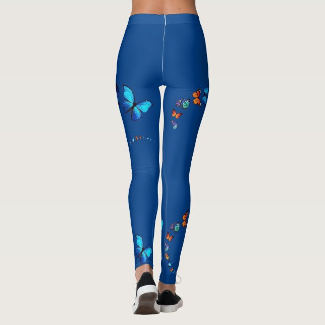Leggings Leyendas mariposa satyr verano Yoga Madrugada (Reverso)
