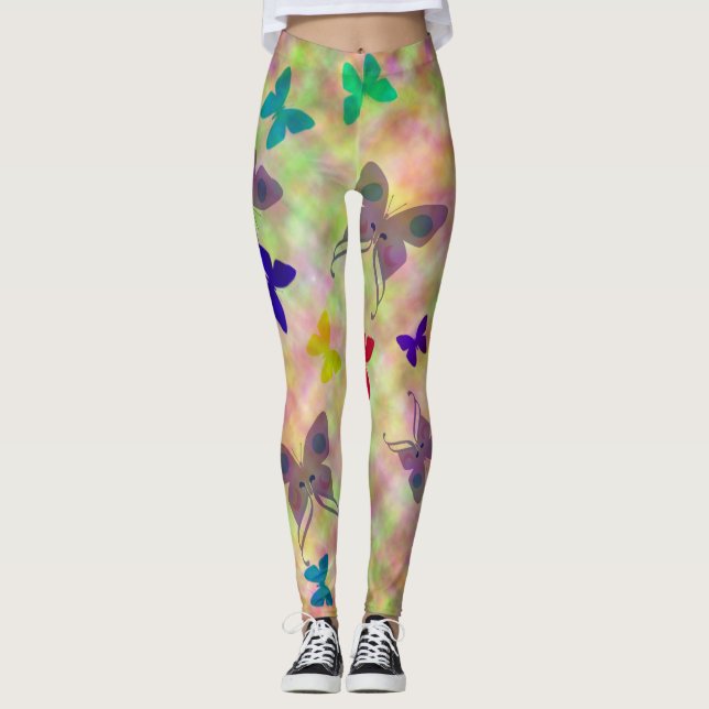 Leggings Leyendas mariposas Mardi Gras (Anverso)