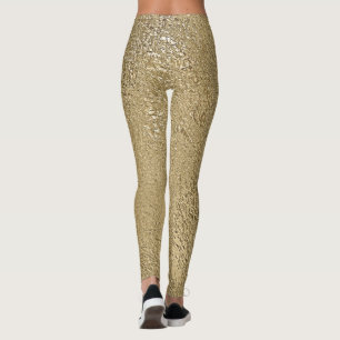 Leggings Leyendas metálicas de imitación de oro