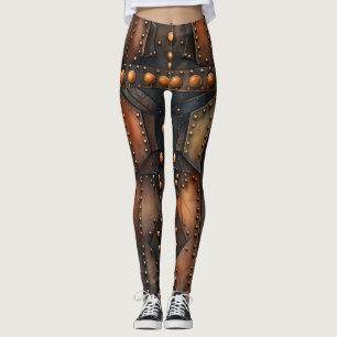 Leggings Leyendas Metalizado de Steampunk