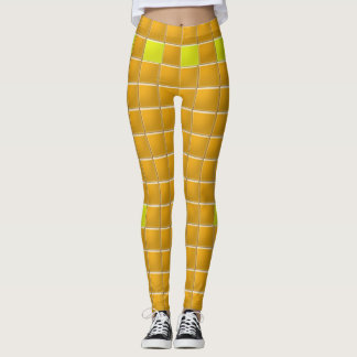 Leggings Leyendas - Mosaicos Naranjas