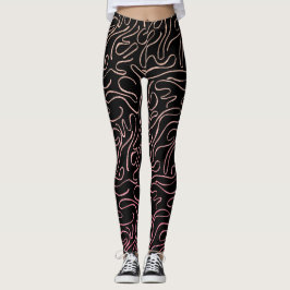 Leggings Leyendas mujeres purpurina rosa