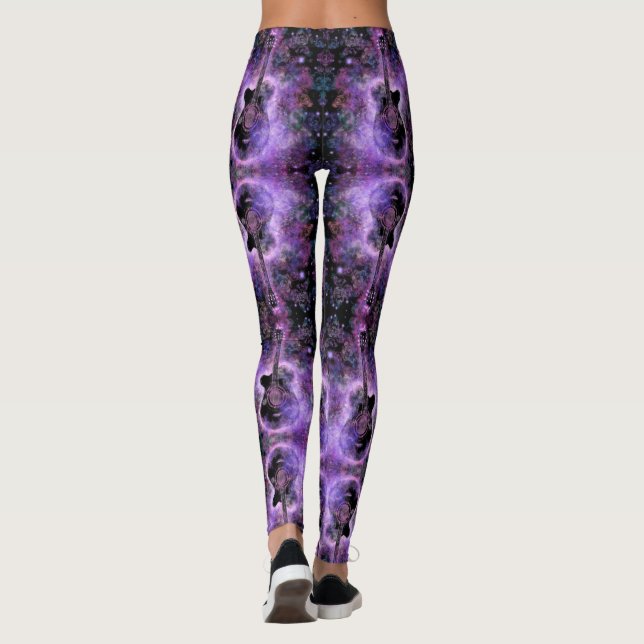 Leggings Leyendas musicales de guitarra (Reverso)