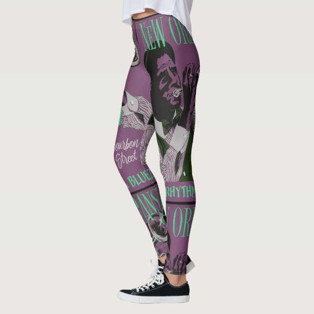 Leggings Leyendas musicales de Nueva Orleans (Izquierda)