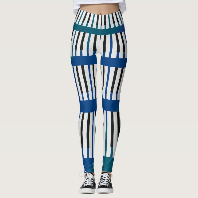 Leggings Leyendas musicales Piano Keys (Anverso)