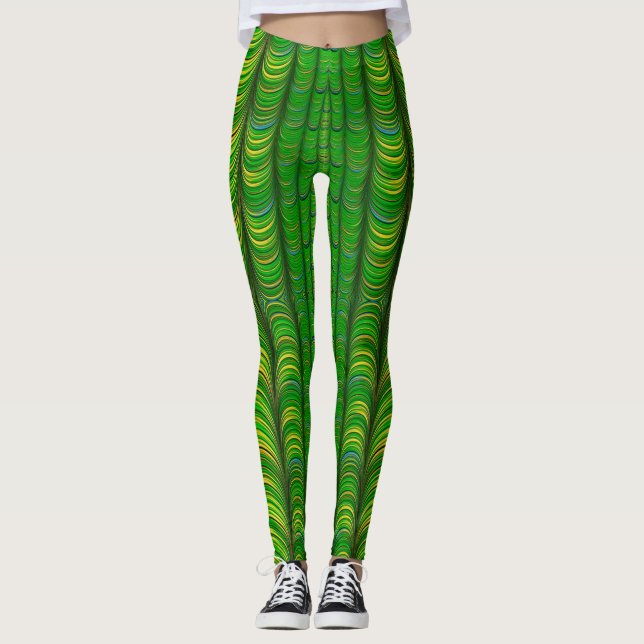 Leggings Leyendas: Navidades amarillos rojos (Anverso)