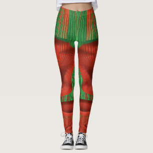 Leggings Leyendas ~ Navidades Rojo y Verde