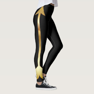 Leggings Leyendas negras con flecha dorada