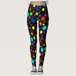 Leggings Leyendas negras de los focos de arcoiris