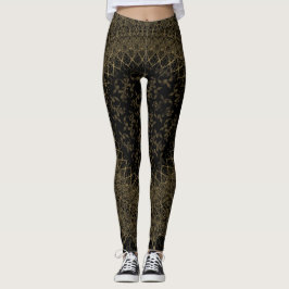 Leggings Leyendas negras de oro de Joya Eve