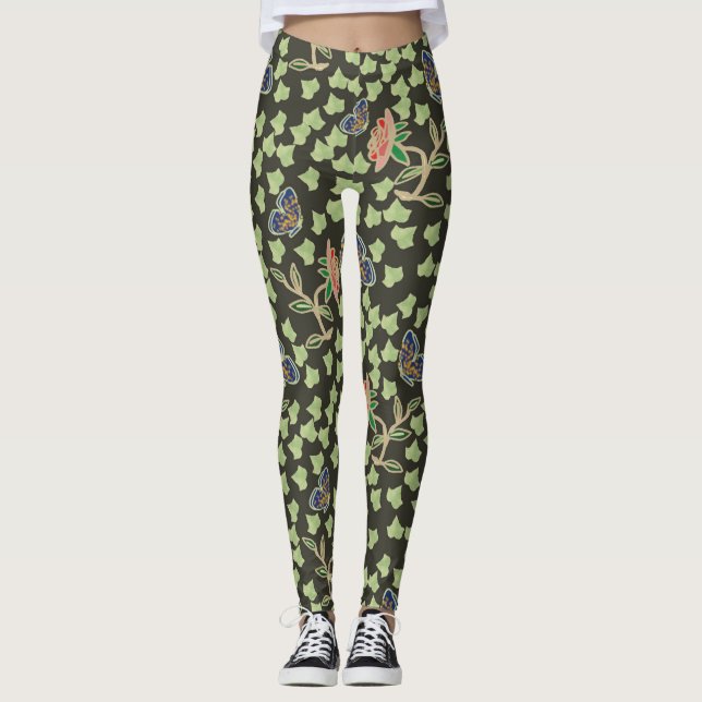 Leggings Leyendas negras Rosa de mariposa Guay (Anverso)