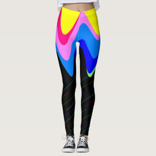 Leggings Leyendas negras y coloreadas