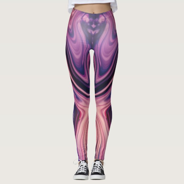 Leggings Leyendas Neon de marca personalizado (Anverso)