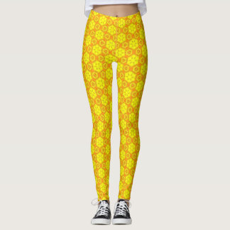 Leggings Leyendas nuevas y amarillas en desecho amarillo